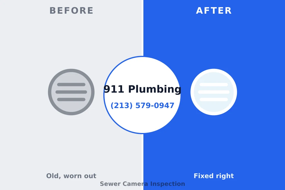 Before and after: plumbing repair Lake Zurich, IL